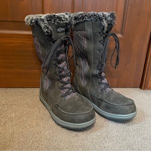 Koppen Brisen Leather Insulated Snow Boots Sz 6 Waterproof